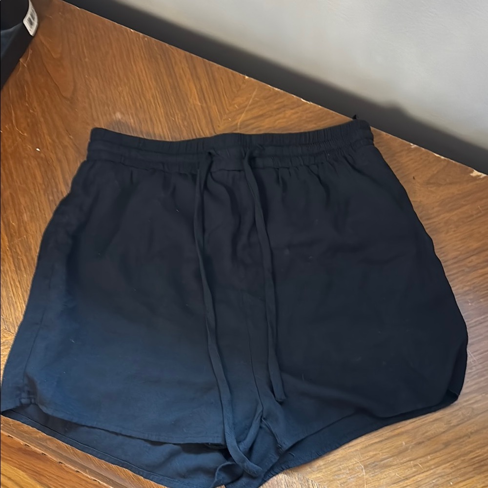 Princess Polly Black Athletic Shorts Relaxed Fit